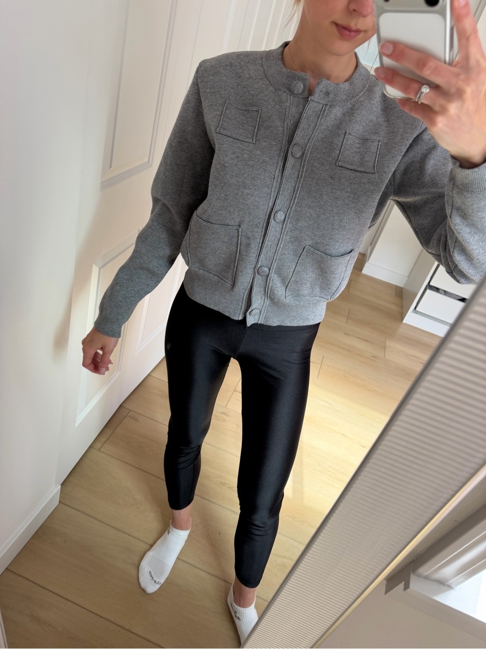 Zara cardigan with shoulder pads
